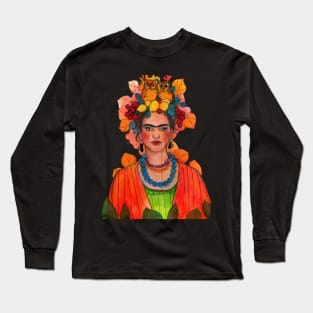 Frida and the owls Long Sleeve T-Shirt